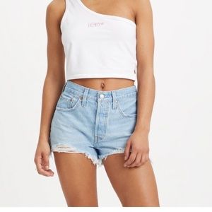Levi’s 501 High Rise Denim Shorts